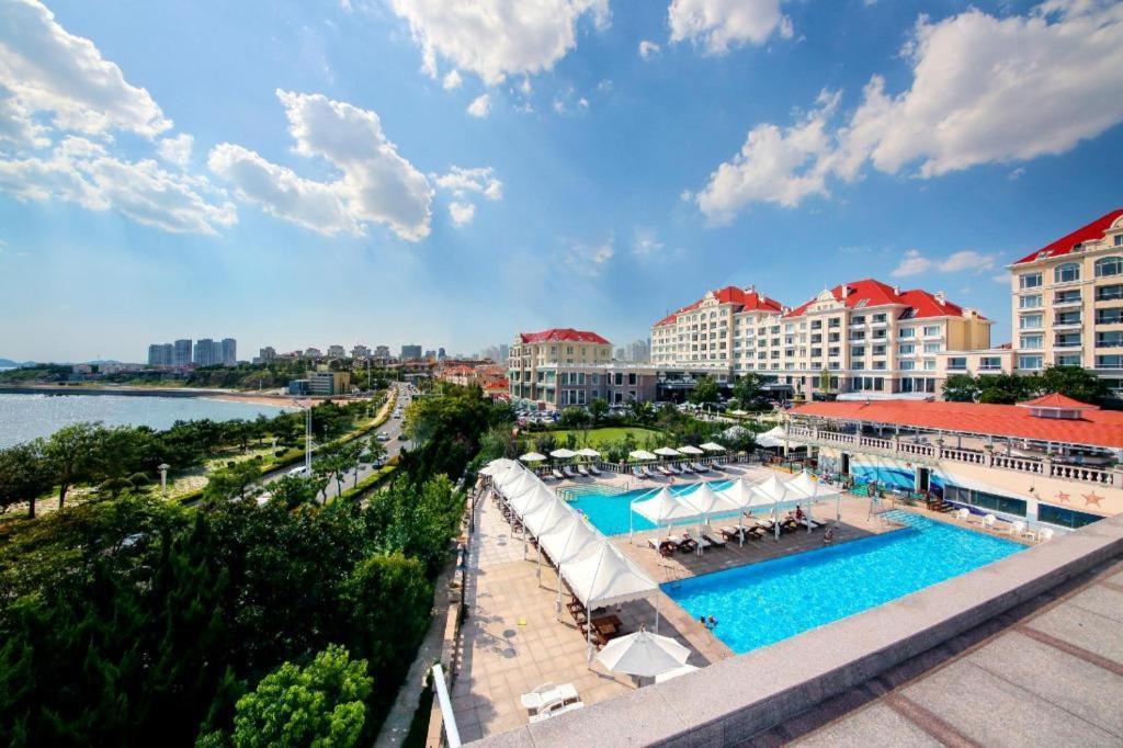 Qingdao Seaview Garden Hotel Bagian luar foto